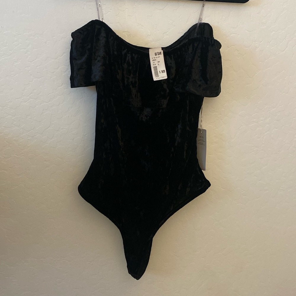 Off the shoulder Large Thong bodysuit